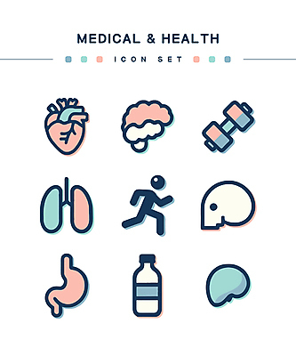아이콘 해골 사람모양 건강 병원 사람없음 물 픽토그램 달리기 걷기 아령 심장 신장 허파 장기 오브젝트 뇌 위 2D아이콘 AI파일 자연요소 모양 신체 의학 모션 뼈 장기_의학 비뇨기관 호흡기관 방향 파일형식 벡터