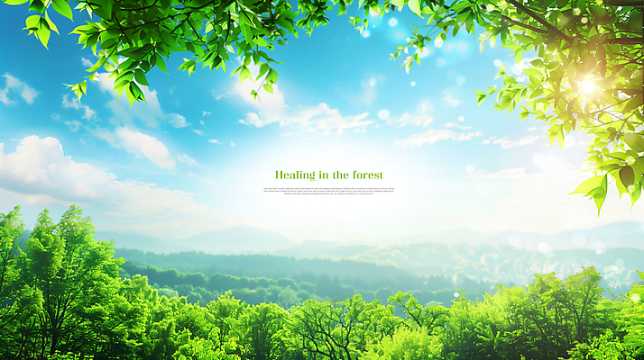 PSD 나무 구름 편집이미지 자연 하늘 나뭇잎 사람없음 초록색 햇빛 맑음 봄 힐링 카피스페이스 이미지편집 자연요소 식물 계절 컬러 잎 날씨 태양 공백 생태계 파일형식