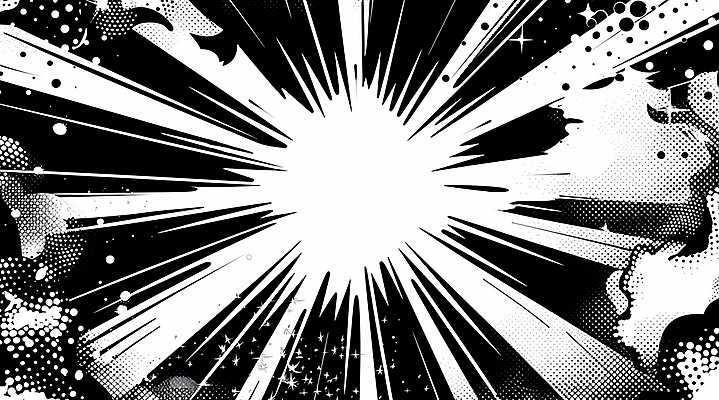 JPG 선 백그라운드 일러스트 흑백 사람없음 만화 코믹 카툰스타일 시각효과 효과 하프톤 국내일러스트 AI일러스트 AI콘텐츠 컬러 촬영기법 파일형식