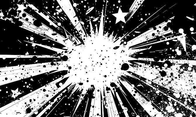 JPG 선 백그라운드 일러스트 흑백 사람없음 만화 코믹 카툰스타일 시각효과 효과 국내일러스트 AI일러스트 AI콘텐츠 촬영기법 파일형식