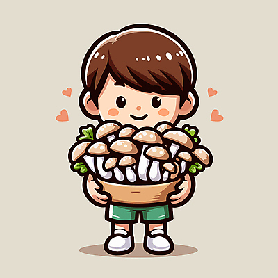 전신 남자 행복 어린이 잎 일러스트 안기 한명 미소 들기 소년 바구니 버섯 하트 소년한명만 국내일러스트 AI파일 모양 식물 1 감정 모션 표정 사람 남자한명만 소년만 파일형식 벡터