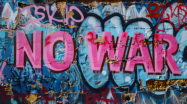 JPG 편집이미지 거리풍경 사람없음 컬러풀 페인트 그래피티 벽화 편집실사 AI포토 AI콘텐츠 컬러 거리 풍경 낙서 CG 그림 파일형식