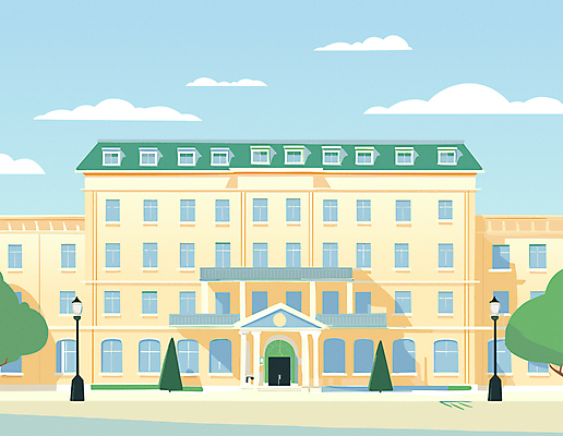 나무 구름 유럽 가로등 일러스트 창문 호텔 유럽건축 사람없음 건물 노란색 문 풀 유럽여행 유럽풍 국내일러스트 AI파일 자연요소 식물 건축물 공공시설 나라 컬러 해외여행 서양건축 숙소 파일형식 벡터