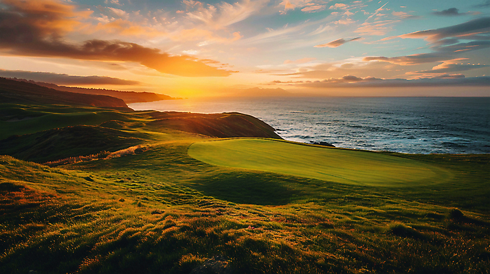 JPG 구름 편집이미지 바다 골프장 필드 하늘 풍경 사람없음 태양 일출 새벽 안개 편집실사 AI포토 AI콘텐츠 자연요소 골프 스포츠시설 날씨 노을 CG 파일형식