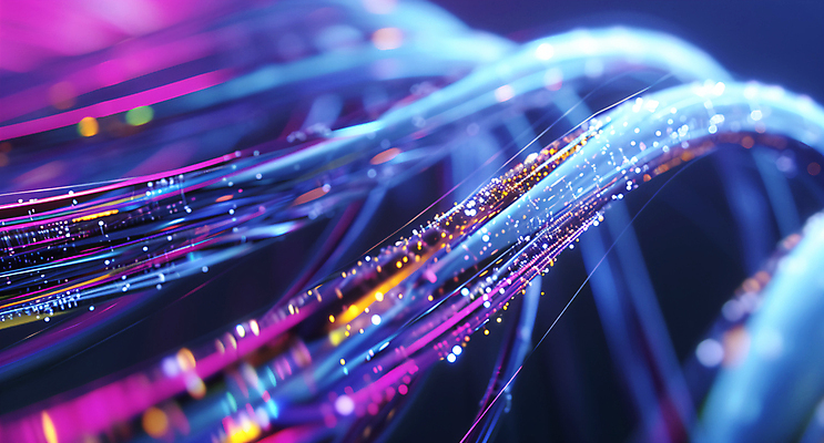 JPG 편집이미지 선 백그라운드 사람없음 파란색 빛 전선 보케 광섬유 이미지편집 편집실사 AI컴퓨터그래픽 AI콘텐츠 컬러 CG 파일형식