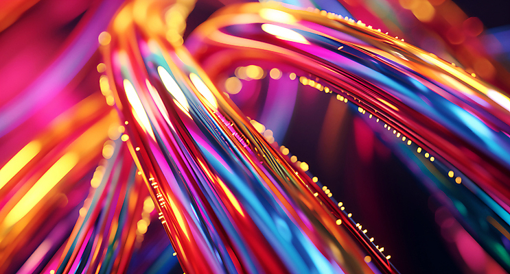 JPG 편집이미지 선 백그라운드 사람없음 빛 컬러풀 전선 보케 광섬유 이미지편집 편집실사 AI컴퓨터그래픽 AI콘텐츠 컬러 CG 파일형식