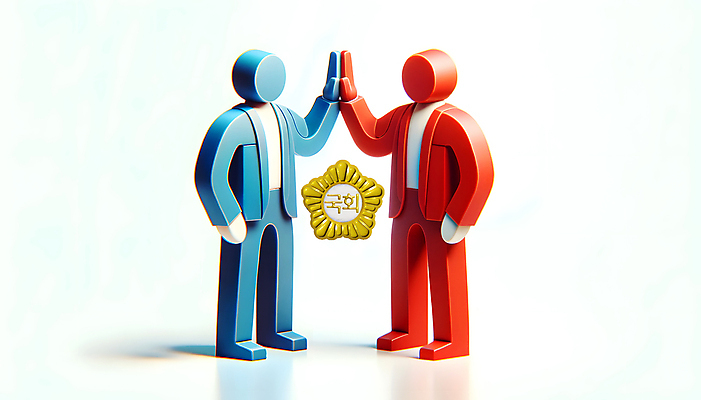 JPG 전신 편집이미지 사람모양 두명 투표 선거 민주주의 디지털합성 하이파이브 국회 국회의원 정치 참여 책임감 편집소스 권리 이미지편집 편집실사 AI컴퓨터그래픽 AI콘텐츠 모양 직업 컨셉 사람 손짓 CG 파일형식