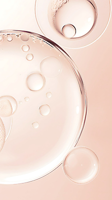 JPG 편집이미지 분홍색 백그라운드 사람없음 화장품 물방울 투명 비눗방울 순수 디지털합성 부드러움 편집소스 편집실사 AI컴퓨터그래픽 AI콘텐츠 컬러 컨셉 뷰티 감각 CG 파일형식