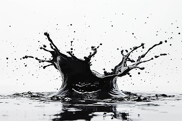 JPG 편집이미지 백그라운드 잉크 사람없음 검은색 물방울 액체 디지털합성 스플래쉬 편집소스 흩어짐 편집실사 AI포토 AI콘텐츠 컬러 컨셉 CG 파일형식