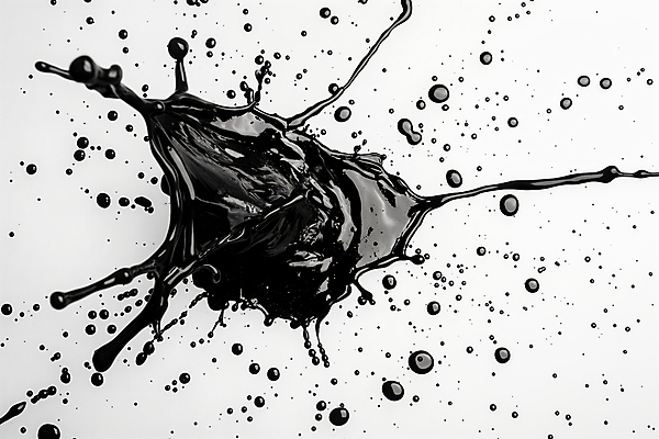 JPG 편집이미지 백그라운드 잉크 사람없음 검은색 물방울 액체 디지털합성 스플래쉬 편집소스 흩어짐 편집실사 AI포토 AI콘텐츠 컬러 컨셉 CG 파일형식