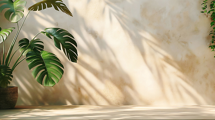 JPG 편집이미지 화분 벽 잎 실내 그림자 사람없음 초록색 햇빛 디지털합성 몬스테라 베이지색 휴식처 카피스페이스 편집소스 편집실사 AI포토 AI콘텐츠 식물 컬러 휴식 내부 태양 공백 CG 파일형식