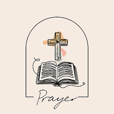 기독교 종교 십자가 라인일러스트 일러스트 사람없음 성경 기도 베이지색 미니멀 국내일러스트 AI파일 컬러 종교용품 파일형식 벡터