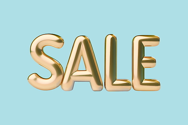 PSD 편집이미지 타이포그라피 사람없음 쇼핑 3D 세일 금색 입체 디지털합성 입체문자 편집3D 문자 컬러 파일형식