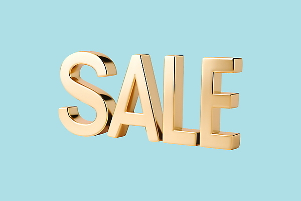 PSD 편집이미지 타이포그라피 사람없음 쇼핑 3D 세일 금색 입체 디지털합성 입체문자 편집3D 문자 컬러 파일형식