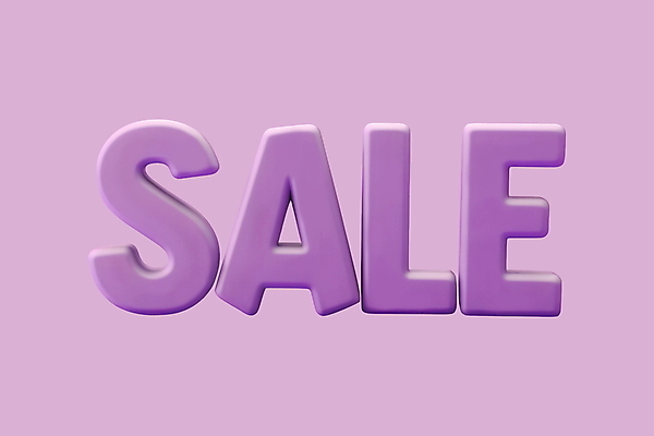 PSD 편집이미지 타이포그라피 사람없음 쇼핑 3D 세일 보라색 입체 디지털합성 입체문자 편집3D 문자 컬러 파일형식