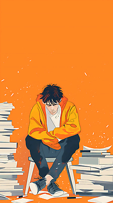 JPG 남자 백그라운드 의자 일러스트 휴식 피곤 한명 앉기 성인 눈감음 고요 디지털합성 감성 책더미 몽환 성인남자한명만 편집소스 번아웃증후군 국내일러스트 AI일러스트 AI콘텐츠 1 가구 컨셉 모션 사람 책 사회이슈 무더기 남자한명만 성인남자만 파일형식