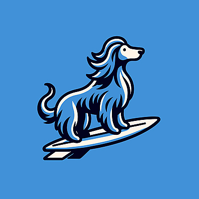 캐릭터 파도 일러스트 물놀이 레저 사람없음 여름 파란색 서핑보드 서핑 개 승차 즐거움 개캐릭터 일러캐릭터 AI파일 계절 감정 바다 컬러 동물캐릭터 포유류 모션 놀이 수상스포츠 보드_스포츠 파일형식 벡터