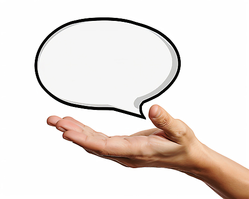 JPG 편집이미지 손 말풍선 신체부위 손들기 흰색 이미지 카피스페이스 편집소스 편집실사 AI인물포토 AI콘텐츠 컬러 모션 사람 공백 CG 파일형식 AI포토