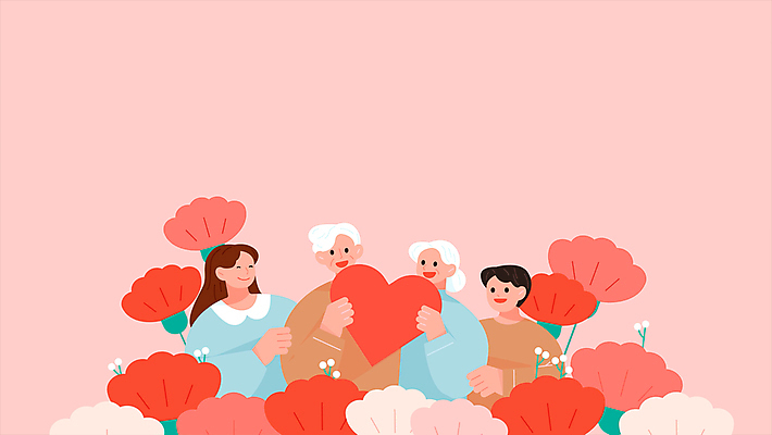여자 노년 남자 행복 분홍색 가족 사랑 미소 들기 사람 여러명 성인 하트 축하 어버이날 카네이션 감사 가정의달 카피스페이스 모션그래픽 MP4 MOV 모양 기념일 꽃 감정 컬러 다수 컨셉 관계 모션 표정 공백 5월 동영상 파일형식