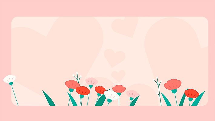 분홍색 사각프레임 사랑 사람없음 하트 축하 어버이날 카네이션 감사 가정의달 카피스페이스 모션그래픽 MP4 MOV 모양 기념일 꽃 감정 컬러 컨셉 프레임 사각형 공백 5월 동영상 파일형식