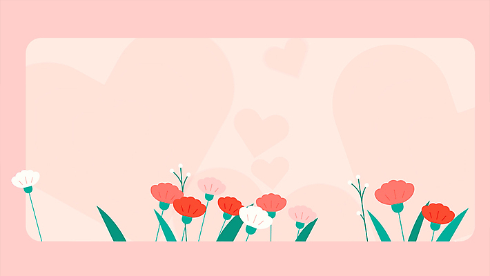 분홍색 사각프레임 사랑 사람없음 하트 축하 어버이날 카네이션 감사 가정의달 카피스페이스 모션그래픽 MP4 MOV 모양 기념일 꽃 감정 컬러 컨셉 프레임 사각형 공백 5월 동영상 파일형식