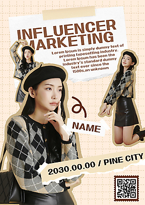 전신 템플릿 여자 패션 포스터 종이 점선 상반신 20대 성인 세명 갈색 턱괴기 한국인 무릎꿇기 콜라주 찢어짐 베레모 QR코드 마케팅 성인여자만 마스킹테이프 인플루언서 이미지템플릿 AI파일 모자_잡화 선 컬러 모션 사람 동양인 청년 테이프 여자만 성인만 파일형식 벡터 유명인