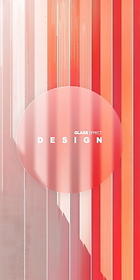 PSD 편집이미지 백그라운드 유리 프레임 사람없음 빨간색 줄무늬 원형 디지털합성 편집소스 코랄 이미지편집 도형 컬러 무늬 재질 파일형식