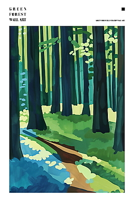 PSD 나무 일러스트 자연 그림자 풍경 사람없음 초록색 햇빛 숲 국내일러스트 식물 컬러 태양 생태계 파일형식