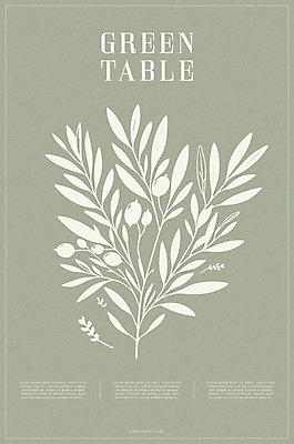 열매 포스터 예술 백그라운드 일러스트 자연 타이포그라피 사람없음 장식 초록색 풀잎 국내일러스트 AI파일 식물 문자 컬러 잎 풀_식물 생태계 파일형식 벡터