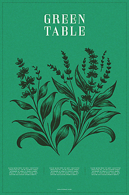 포스터 예술 백그라운드 일러스트 자연 타이포그라피 사람없음 장식 초록색 풀잎 국내일러스트 AI파일 문자 컬러 잎 풀_식물 생태계 파일형식 벡터