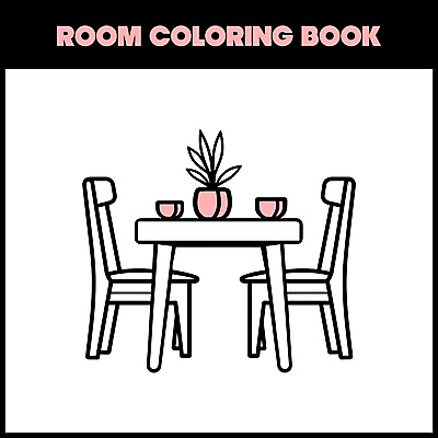 그릇 화분 화초 의자 라인일러스트 일러스트 식탁 방석 사람없음 인테리어 라인아트 색칠공부 젠탱글 국내일러스트 AI파일 식물 식기 디자인 선 가구 탁자 학습 색칠 파일형식 벡터