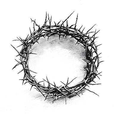 JPG 기독교 종교 일러스트 부활절 사람없음 성경 고통 흰색 예수 가시면류관 국내일러스트 AI일러스트 AI콘텐츠 기념일 감정 컬러 종교용품 신_종교 파일형식