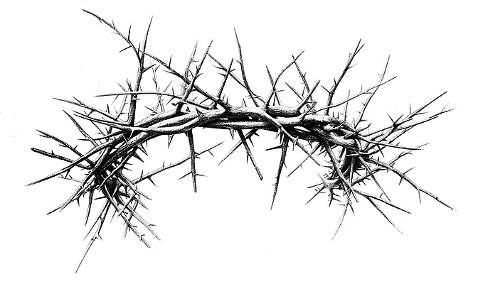 JPG 기독교 종교 일러스트 부활절 사람없음 성경 고통 흰색 예수 가시면류관 국내일러스트 AI일러스트 AI콘텐츠 기념일 감정 컬러 종교용품 신_종교 파일형식