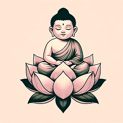 JPG 불교 일러스트 연꽃 사람없음 불상 명상 부처 국내일러스트 AI일러스트 AI콘텐츠 꽃 종교 파일형식