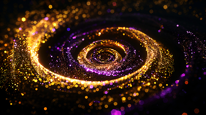 JPG 편집이미지 사람없음 빛 반짝임 우주 보라색 회오리 신비 보케 갤럭시 이미지편집 편집실사 AI컴퓨터그래픽 AI콘텐츠 컬러 컨셉 모션 CG 파일형식