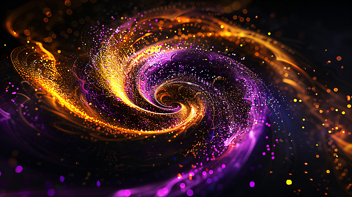 JPG 편집이미지 사람없음 빛 반짝임 우주 보라색 회오리 신비 보케 갤럭시 이미지편집 편집실사 AI컴퓨터그래픽 AI콘텐츠 컬러 컨셉 모션 CG 파일형식