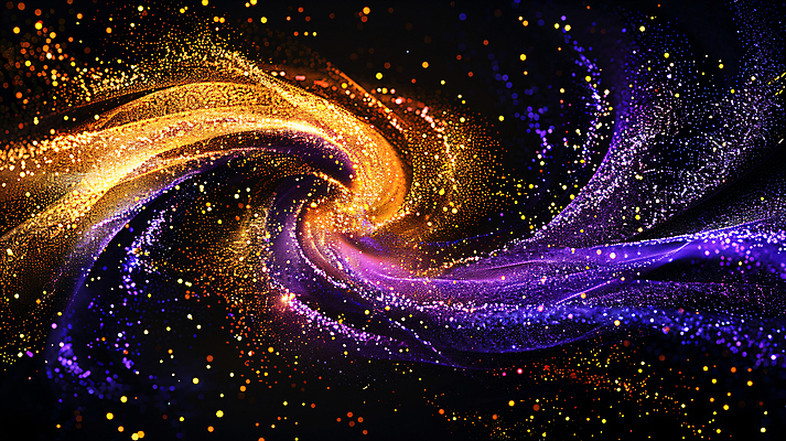 JPG 편집이미지 사람없음 빛 반짝임 우주 보라색 회오리 신비 보케 갤럭시 이미지편집 편집실사 AI컴퓨터그래픽 AI콘텐츠 컬러 컨셉 모션 CG 파일형식