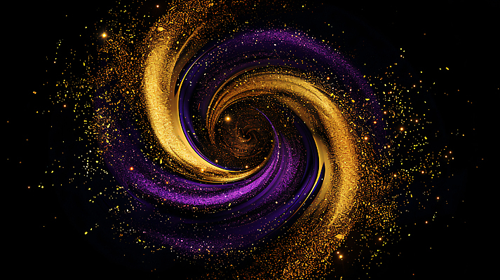 JPG 편집이미지 사람없음 빛 반짝임 우주 보라색 회오리 신비 보케 갤럭시 이미지편집 편집실사 AI컴퓨터그래픽 AI콘텐츠 컬러 컨셉 모션 CG 파일형식