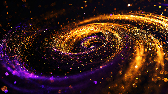 JPG 편집이미지 사람없음 빛 반짝임 우주 보라색 회오리 신비 보케 갤럭시 이미지편집 편집실사 AI컴퓨터그래픽 AI콘텐츠 컬러 컨셉 모션 CG 파일형식