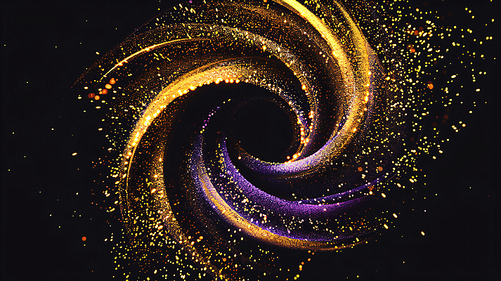 JPG 편집이미지 사람없음 빛 반짝임 우주 보라색 회오리 신비 보케 갤럭시 이미지편집 편집실사 AI컴퓨터그래픽 AI콘텐츠 컬러 컨셉 모션 CG 파일형식