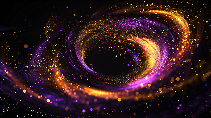 JPG 편집이미지 사람없음 빛 반짝임 우주 보라색 회오리 신비 보케 갤럭시 이미지편집 편집실사 AI컴퓨터그래픽 AI콘텐츠 컬러 컨셉 모션 CG 파일형식