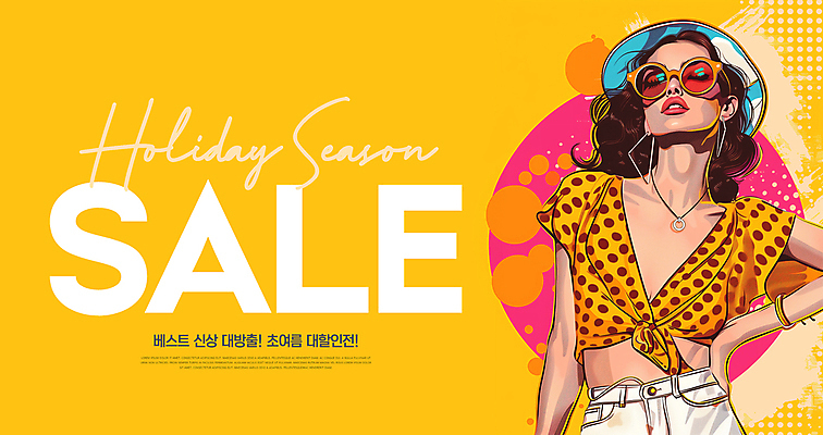 PSD 모델 편집이미지 여자 백그라운드 한명 상반신 성인 타이포그라피 여름 쇼핑 선글라스 노란색 세일 빈티지 복고 팝아트 신상품 성인여자한명만 이미지편집 문자 1 계절 안경 컬러 컨셉 사람 상품 그림 여자한명만 성인여자만 파일형식