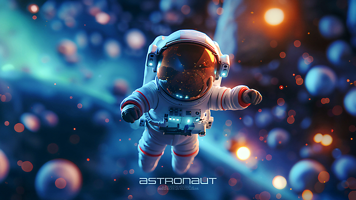 전신 PSD 편집이미지 한명 성인 빛 반사 3D 미니어처 우주비행사 보케 우주복 화성 성인한명만 편집소스 편집3D 1 옷 사람 모형 우주 행성 디지털합성 성인만 파일형식