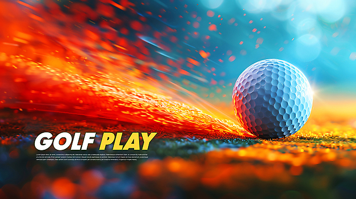 PSD 편집이미지 과학 골프 미래 골프공 초원 사람없음 빨간색 첨단 신기술 이미지편집 컬러 컨셉 공 골프용품 기술 구기 파일형식