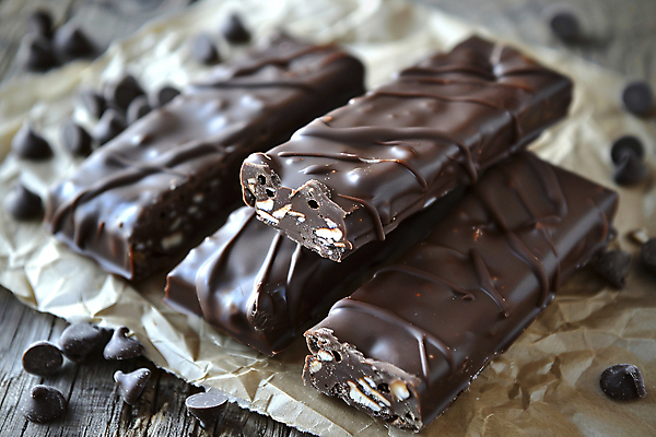 JPG 편집이미지 사람없음 초콜릿 디지털합성 다이어트음식 초코바 홈메이드 무설탕 편집실사 AI포토 AI콘텐츠 다이어트 디저트 CG 만들기 파일형식