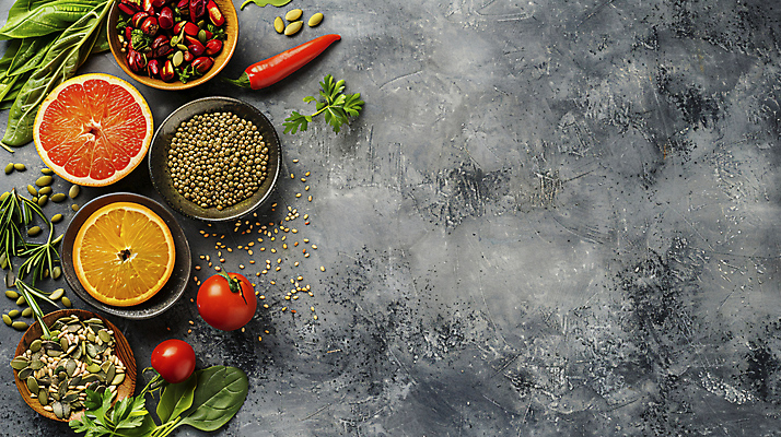 JPG 편집이미지 그릇 토마토 채소 오렌지 고추 프레임 사람없음 자몽 블루베리 아보카도 호박씨 카피스페이스 슈퍼푸드 편집실사 AI포토 AI콘텐츠 식기 과일 씨앗 공백 CG 건강식품 파일형식