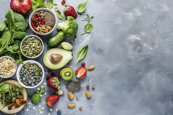 JPG 편집이미지 그릇 채소 딸기 오이 프레임 키위 사람없음 사과 브로콜리 블루베리 아몬드 아보카도 호박씨 카피스페이스 슈퍼푸드 편집실사 AI포토 AI콘텐츠 식기 과일 씨앗 공백 견과류 CG 건강식품 파일형식