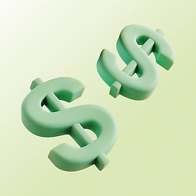 PSD 아이콘 입체아이콘 사람없음 초록색 금융 3D아이콘 3D 달러 화폐기호 기호 컬러 돈 경제 화폐 입체 디지털합성 파일형식