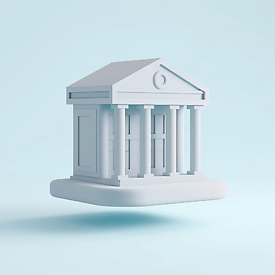 PSD 아이콘 하늘색 입체아이콘 사람없음 건물 금융 3D아이콘 3D 모던 은행 심플 금융기관 건축물 경제 파란색 입체 디지털합성 파일형식