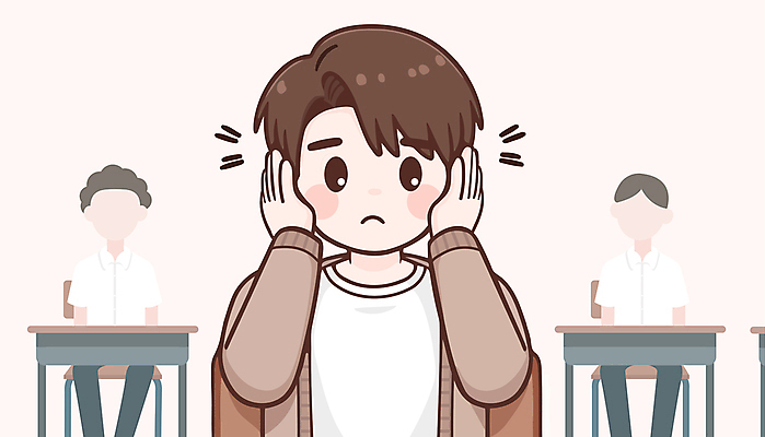 캐릭터 남자 대학생 의자 일러스트 교실 앉기 상반신 성인 세명 귀여움 귀막기 강의실 책상 베이지색 성인남자만 MZ세대 국내일러스트 일러캐릭터 AI파일 학생 교육 컬러 가구 컨셉 학교 모션 사람 손짓 공간 세대 남자만 성인만 파일형식 벡터